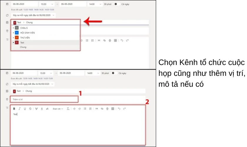 Hướng dẫn cách tạo lịch học, lịch họp trực tuyến trên microsoft teams