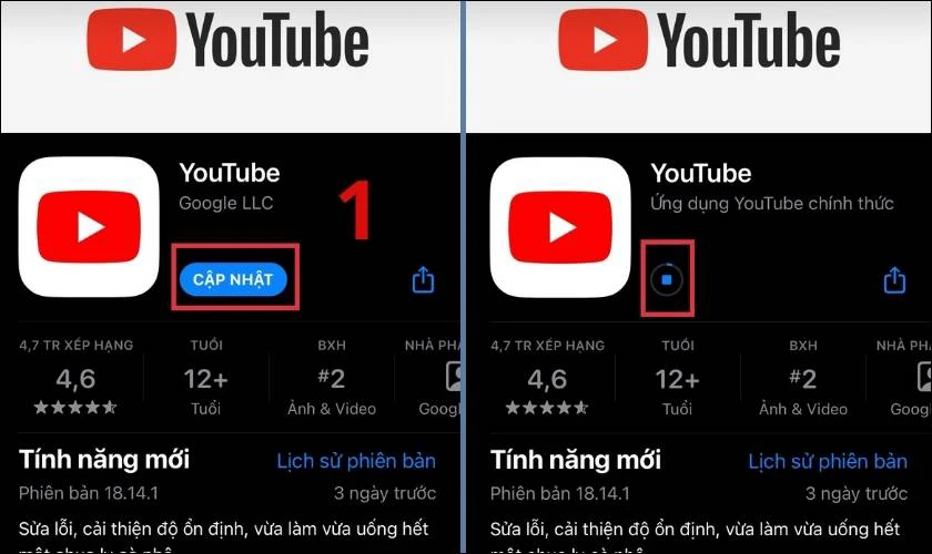 đăng k&yacute; youtube premium bằng c&aacute;ch cập nhật youtube 