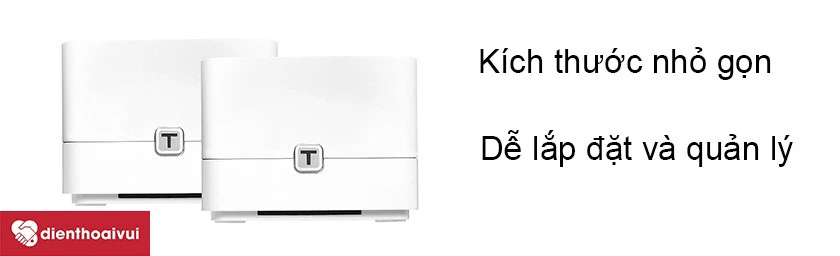 Wifi Mesh AC1200 Totolink T6-V2 k&iacute;ch th&iacute;ch nhỏ gọn 