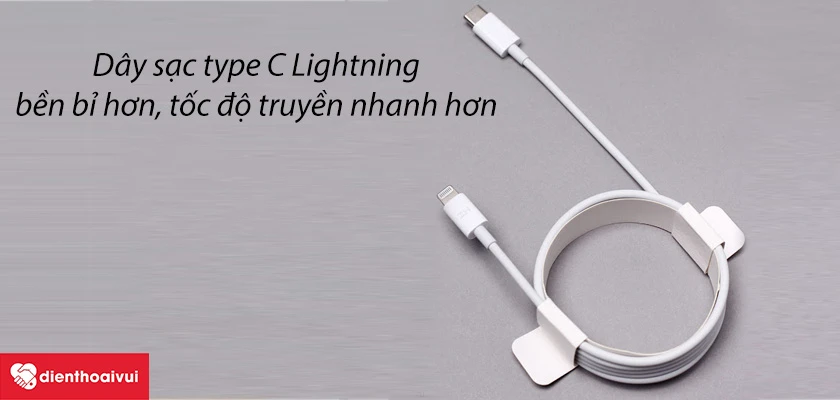 D&acirc;y sạc type C Lightning - Xu hướng mới của thời đại