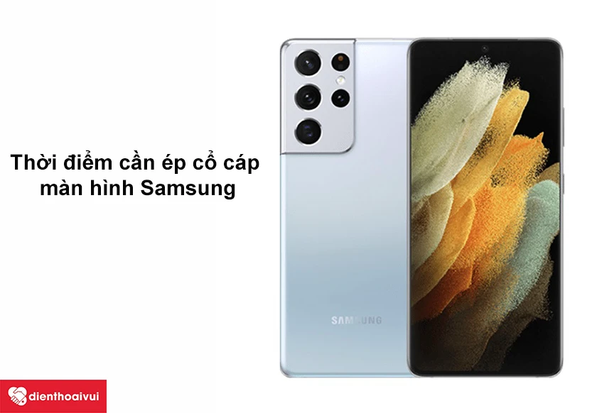 &eacute;p&nbsp;cổ c&aacute;p m&agrave;n h&igrave;nh Samsung Galaxy S21 Ultra