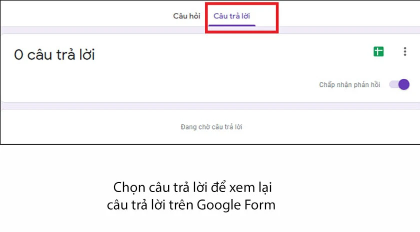 C&aacute;ch xem c&acirc;u trả lời tr&ecirc;n Google Form