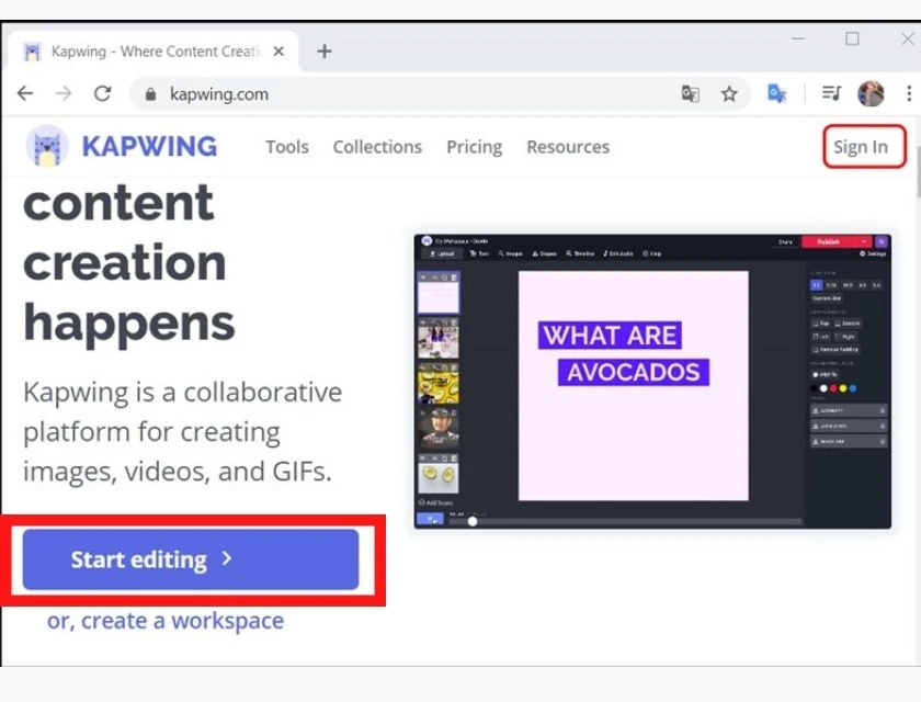 Chèn logo online vào video bằng Kawping