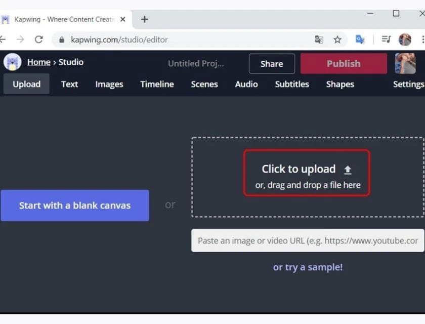Chèn logo online vào video bằng Kawping