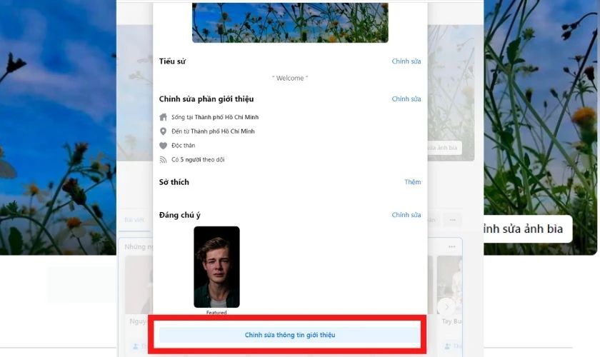 Đặt biệt danh Facebook tr&ecirc;n PC, laptop