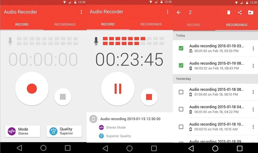 Ghi &acirc;m cuộc gọi Messenger Android
