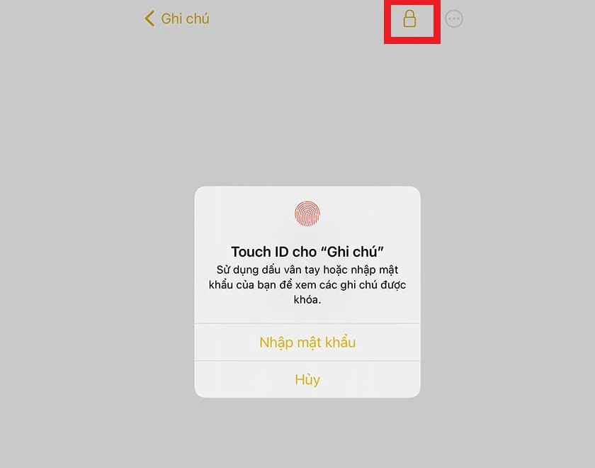 Xem và đóng các ghi chú đã khóa