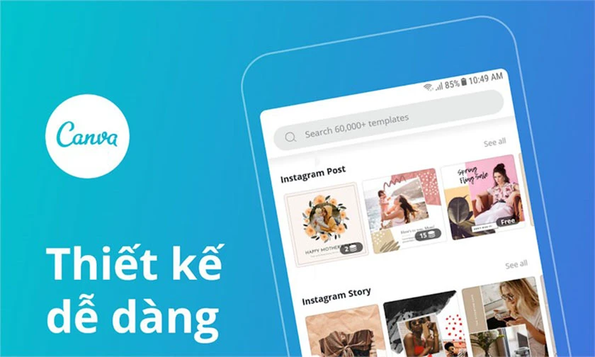 Thiết kế phong phú đa dạng với kho thư viện hình ảnh đồ sộ