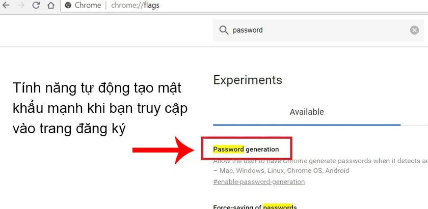 Password generation