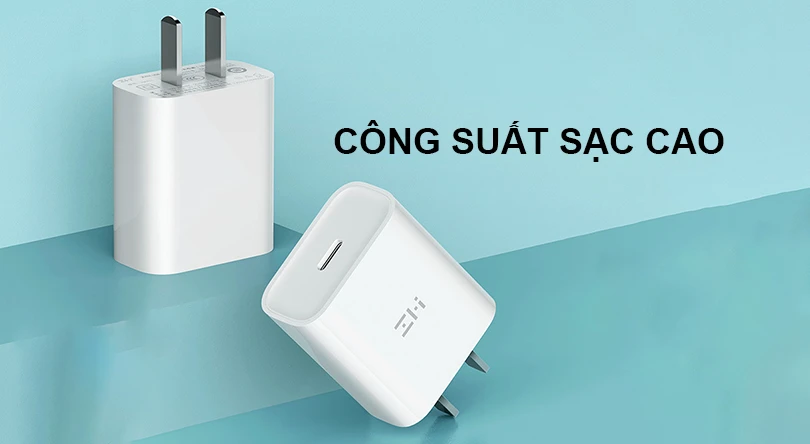 Sạc tốc độ cao c&ocirc;ng suất 20W, c&aacute;p chuyển Lightning