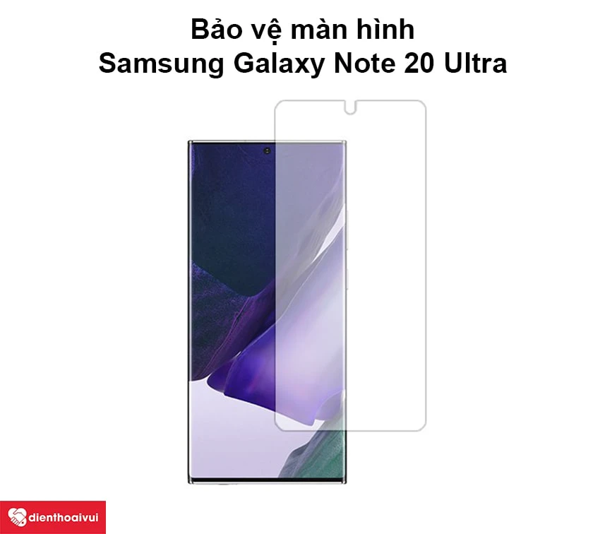&Eacute;p cổ c&aacute;p m&agrave;n h&igrave;nh Samsung Galaxy Note 20 Ultra