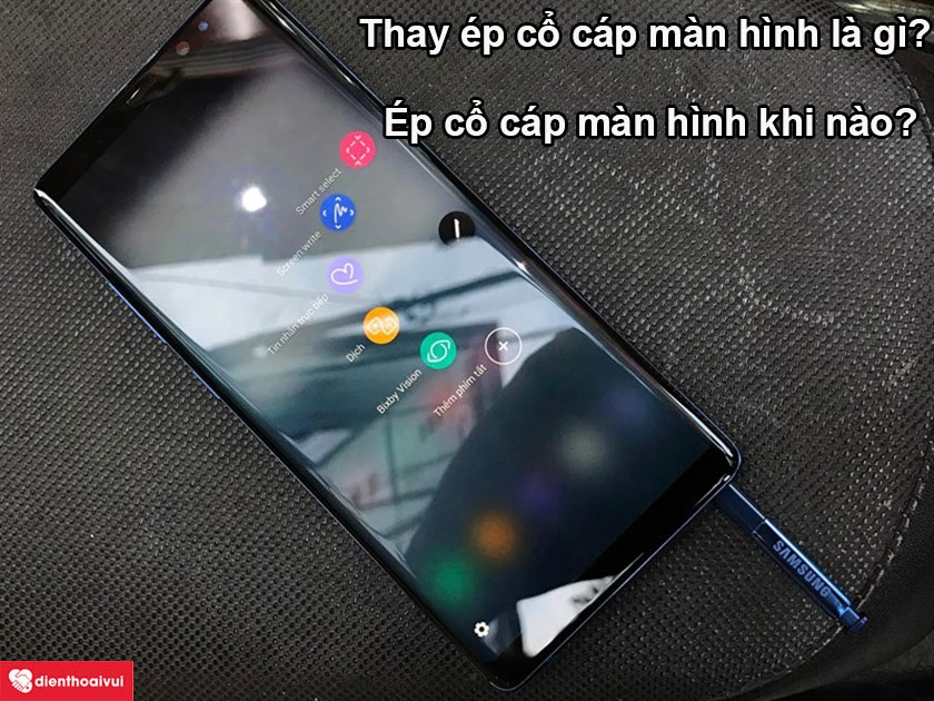 &Eacute;p cổ c&aacute;p m&agrave;n h&igrave;nh Samsung Galaxy Note 8