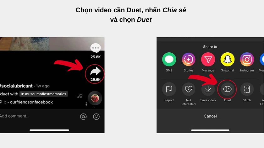 Nh&acirc;́p Duet ở dưới