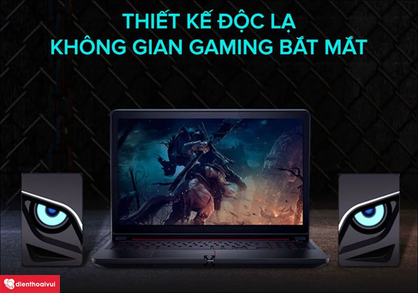 Thiết kế với kiểu dáng độc lạ, kết hợp cùng chế độ đèn LED RGB bắt mắt