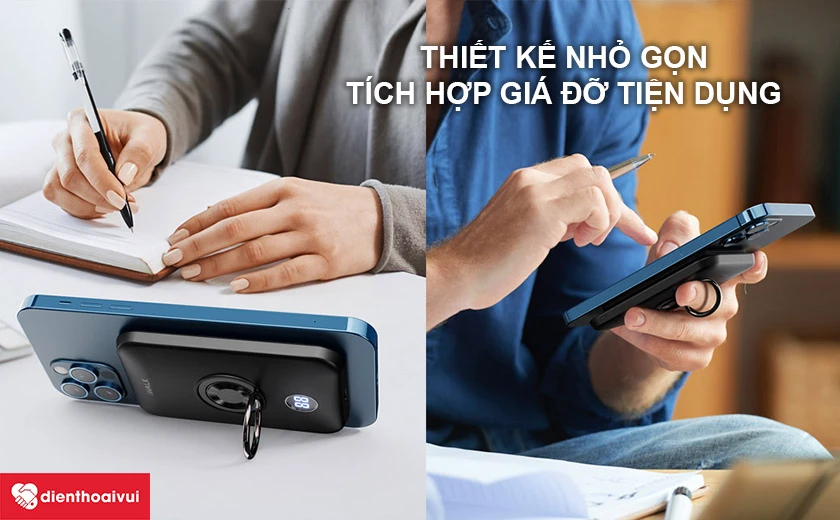 Thiết kế nhỏ gọn, t&iacute;ch hợp gi&aacute; đỡ tiện dụng