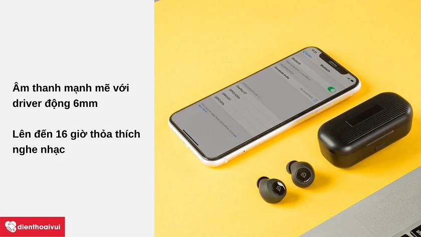 Chất âm mạnh mẽ, tận hưởng ngày dài