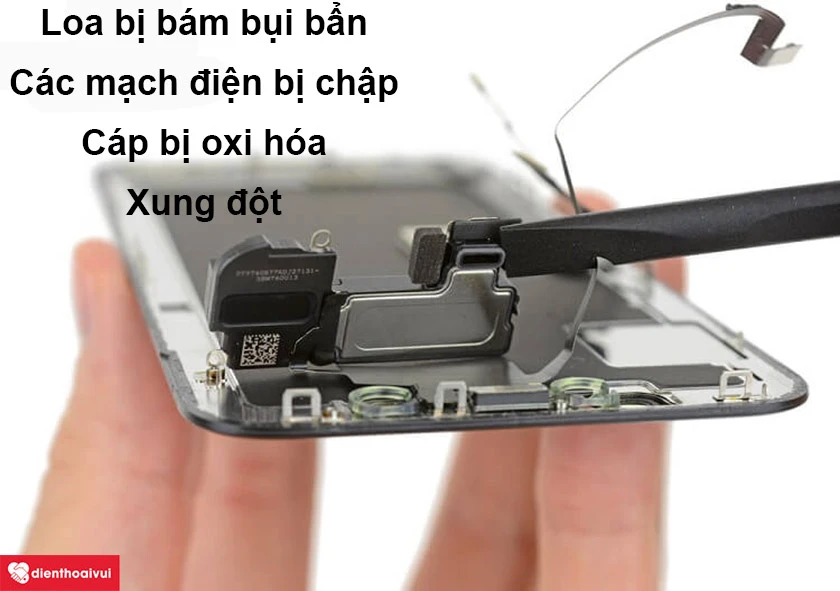 Thay d&acirc;y nối loa trong iPhone 13