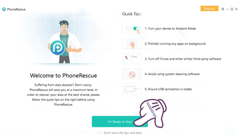 Sử dụng PhoneRescue