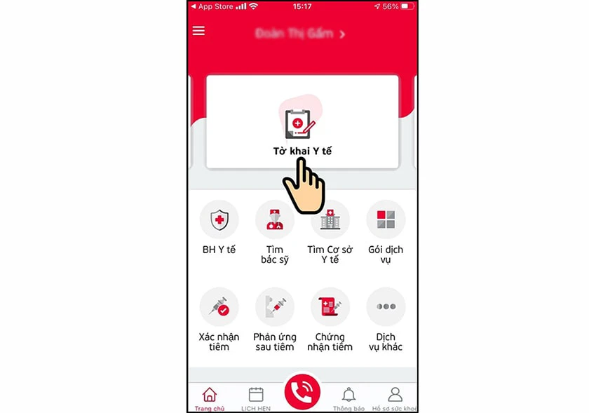 Quay lại m&agrave;n h&igrave;nh ch&iacute;nh của app