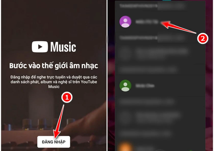 C&aacute;ch sử dụng Youtube Music
