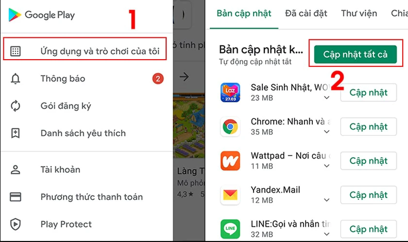 C&acirc;̣p nh&acirc;̣t phi&ecirc;n bản mới