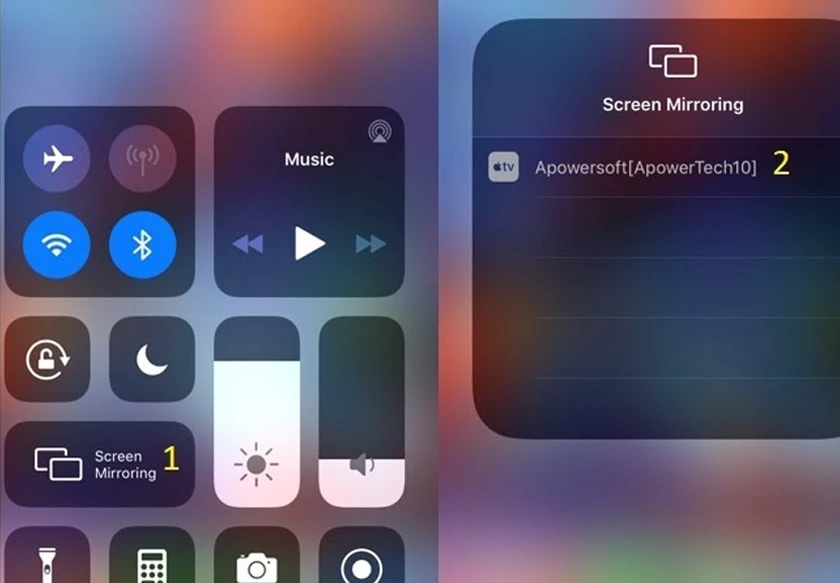 phản chiếu m&agrave;n h&igrave;nh iphone - ApowerMirror