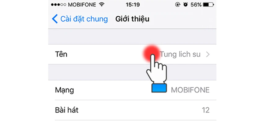 Đổi tên wifi trên điện thoại iPhone