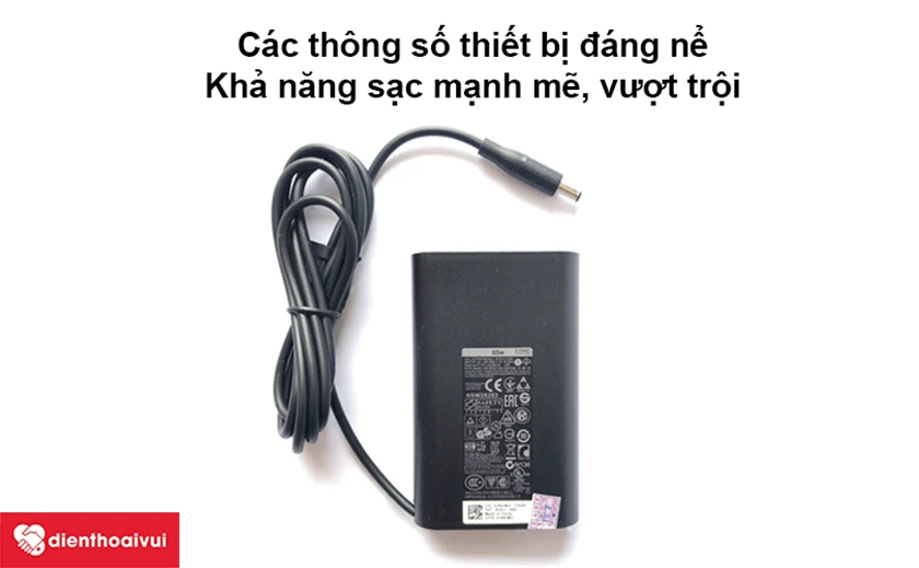 Sạc laptop Dell 130W 19.5V – 6.67A đầu lớn hình chữ nhật