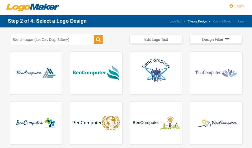 Website tạo logo online miễn ph&iacute; Logo Maker