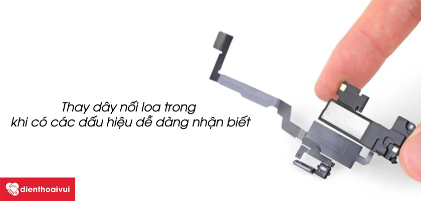 Khi n&agrave;o cần thay d&acirc;y nối loa trong tr&ecirc;n iPhone Xs Max