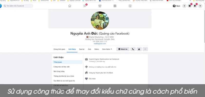 Sử dụng công thức