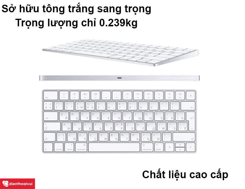 Bàn phím không dây Apple Magic Keyboard 2021