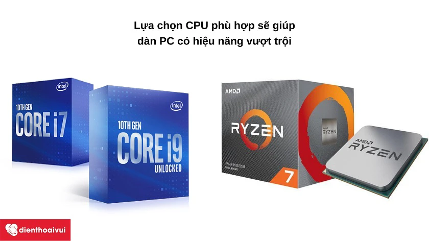 C&aacute;ch chọn CPU khi build PC