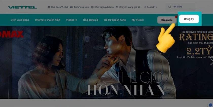 Đăng k&yacute; t&agrave;i khoản My Viettel tr&ecirc;n m&aacute;y t&iacute;nh:
