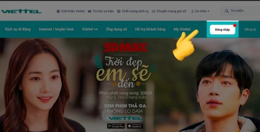 Đăng nhập My Viettel tr&ecirc;n m&aacute;y t&iacute;nh: