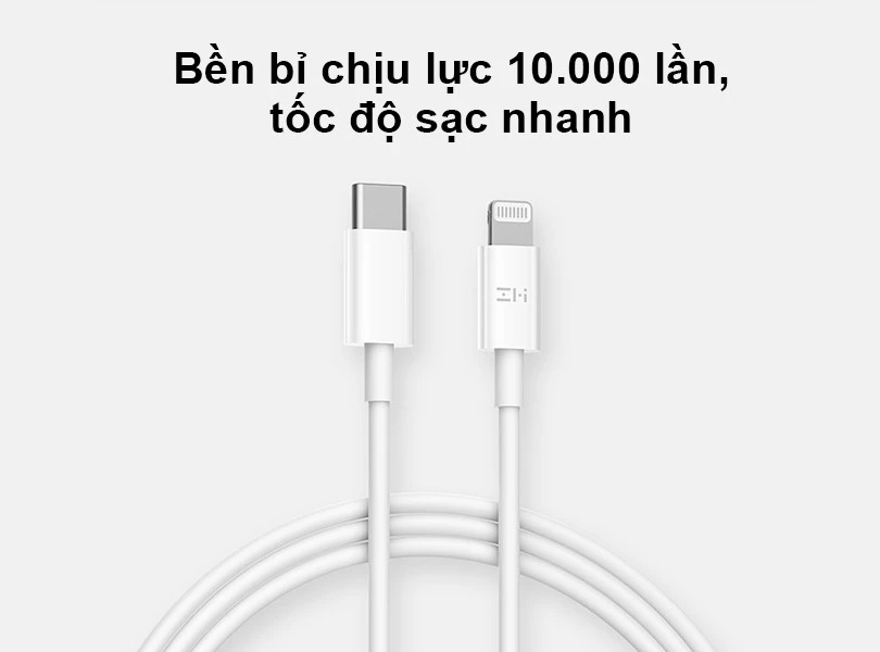 Bền bỉ chịu lực 10.000 lần, tốc độ sạc nhanh