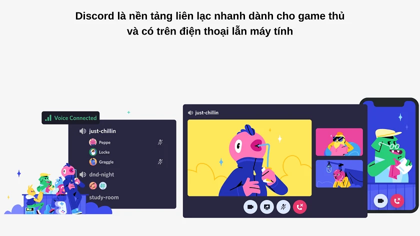 Bạn c&oacute; thể sử dụng Discord để li&ecirc;n lạc nhanh