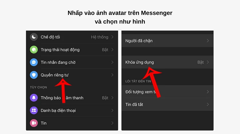 Hướng dẫn thực hiện trên iPhone