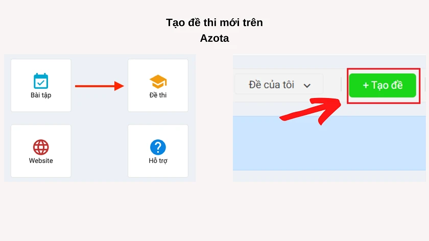 Hướng d&acirc;̃n giao bài cho học sinh tr&ecirc;n Azota