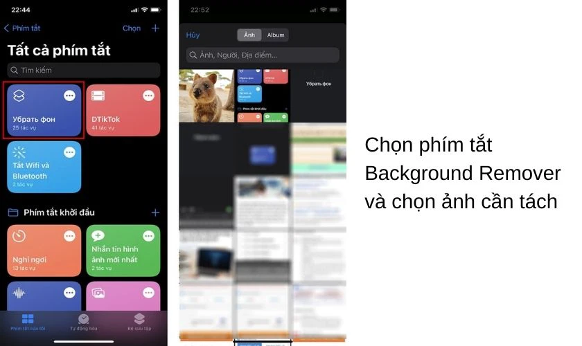 Cách xóa nền ảnh trên điện thoại bằng phím tắt Background Remover