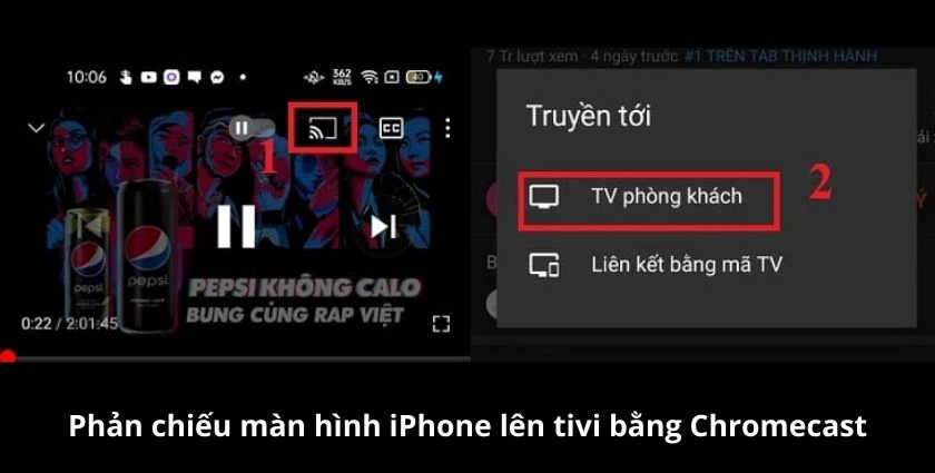 Dùng Chromecast