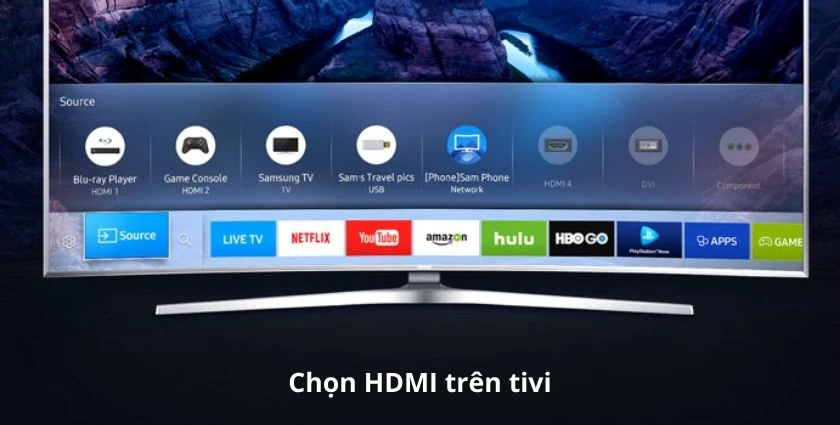 Phản chiếu màn hình iPhone lên tivi