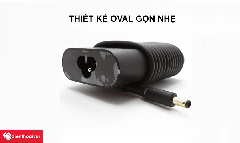 Sạc laptop Dell 130W hình oval 19.5V - 6.67A đầu nhỏ