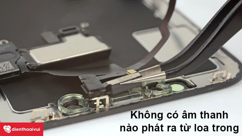 Dấu hiệu cần thay d&acirc;y nối loa iPhone X