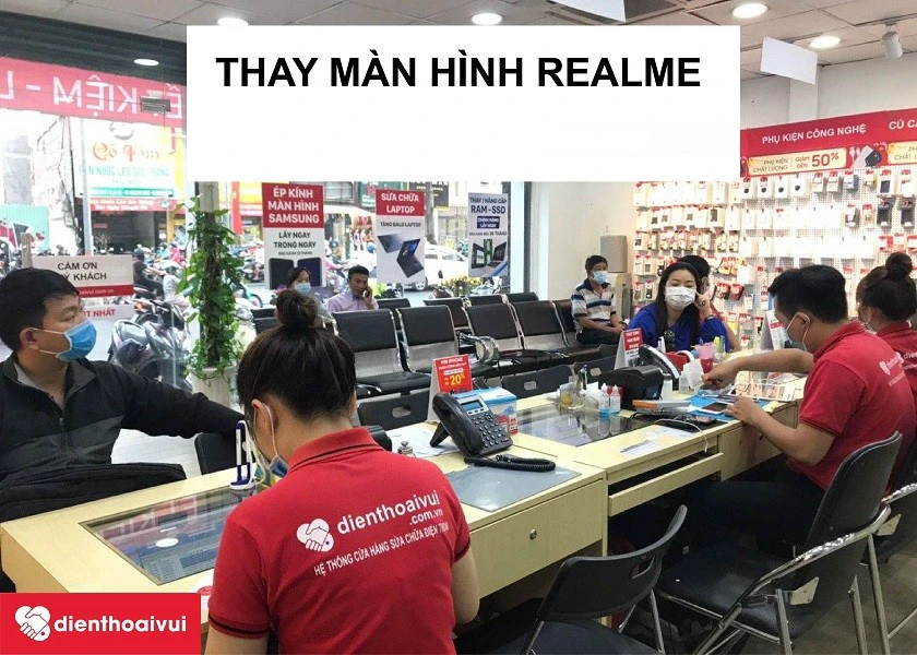 Thay m&agrave;n h&igrave;nh Realme C3i