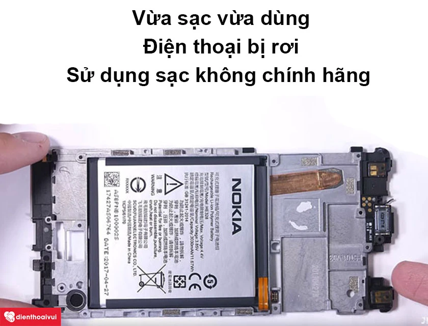 Thay pin Nokia 8.1