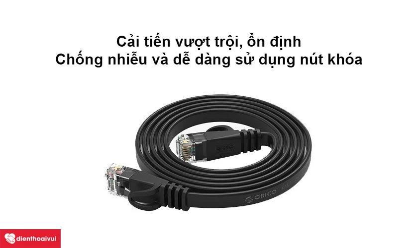 D&acirc;y dẹt c&aacute;p mạng Cat6 d&agrave;i 3m Orico