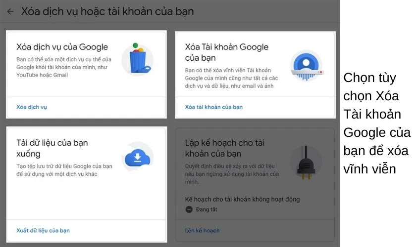 C&aacute;ch x&oacute;a t&agrave;i khoản Google vĩnh viễn tr&ecirc;n m&aacute;y t&iacute;nh &ndash; laptop