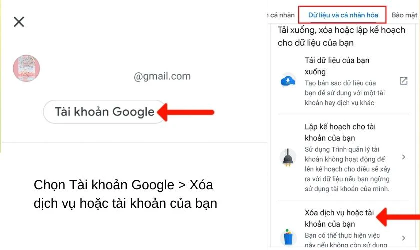 Hướng dẫn x&oacute;a t&agrave;i khoản Google tr&ecirc;n Samsung