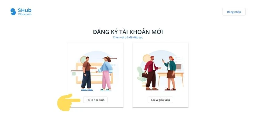 shub.edu .vn đăng k&iacute; cho học sinh